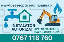 Instalator,apa,canalizare,gaze,sudura electrofuziune,miniexcavator