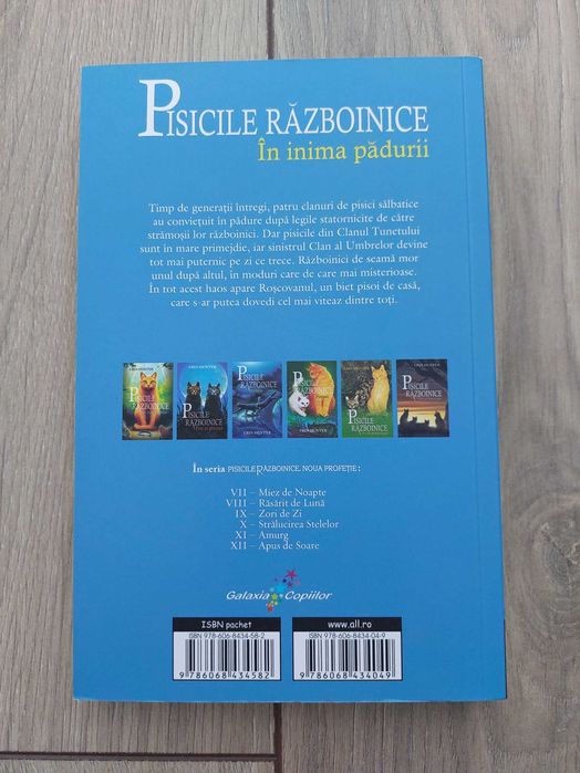 Carte " Pisicile razboinice" Vol.1