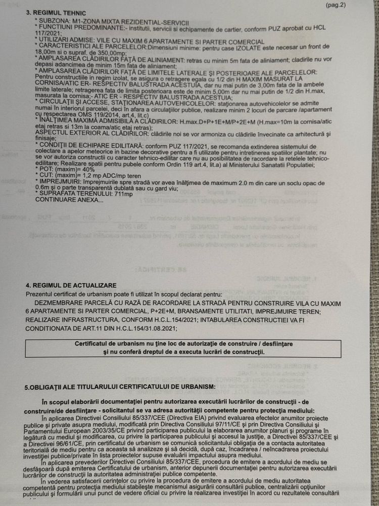 Vand teren pentru constructie bloc