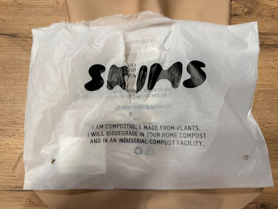 Оформящо боди Skims Body Core Sculpt Plunge Thong Bodysuit | Clay × 1