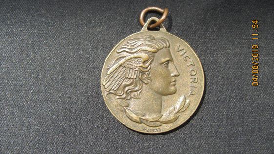 Medalie Victoria 1965 , bronz, patina