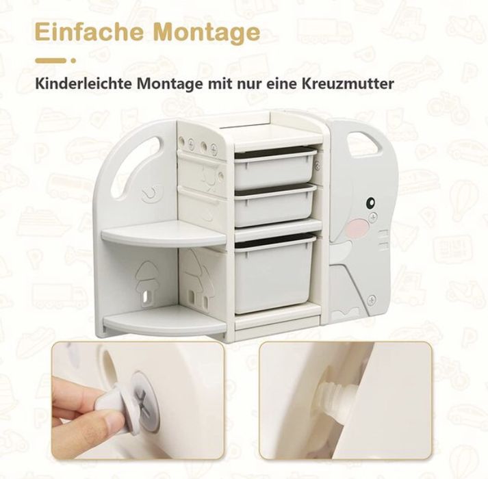 Dulapior de plasic elefant