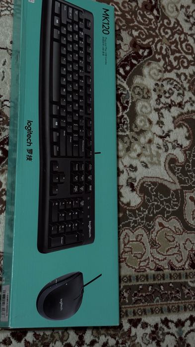 Клавиатура + мышь Logitech MK120 (новая, запечатанная)