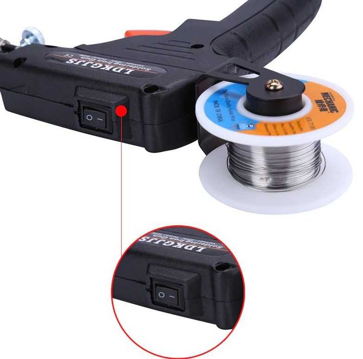 Паяльник с автоматической подачей припоя 220В 60Вт 430C