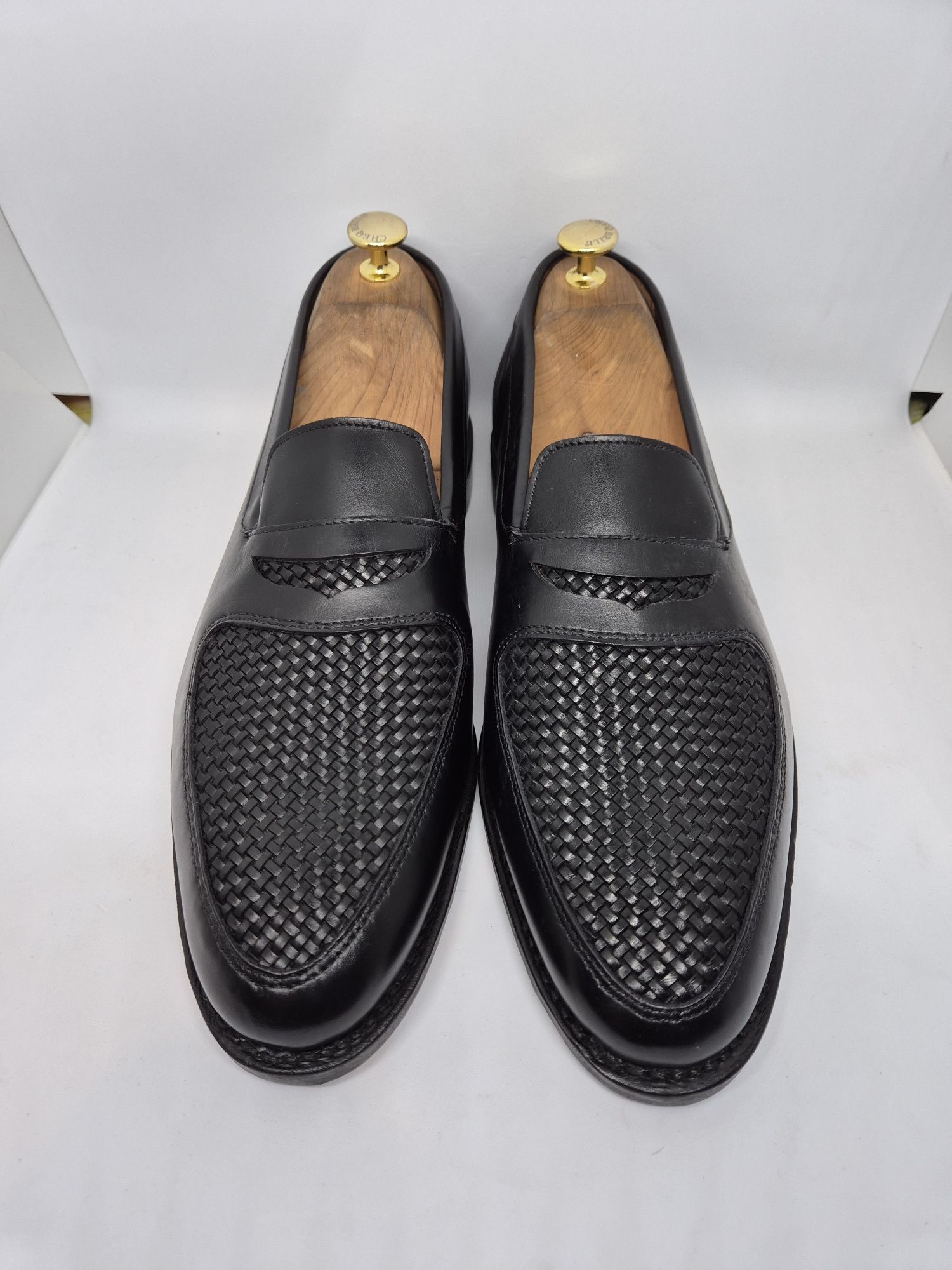 Allen Edmonds Carlsbad Weave Penny Loafer, Black, US 9,5D / EU 42,5