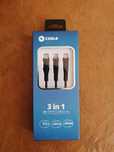 Кабел micro USB-lightning-Type C, Cable charging and sync