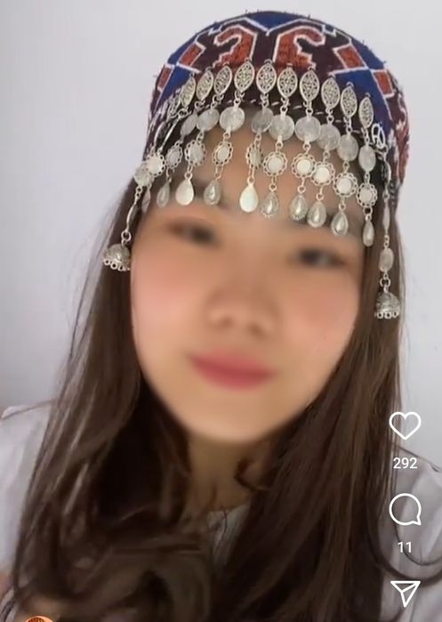 Красивая тюбетейка