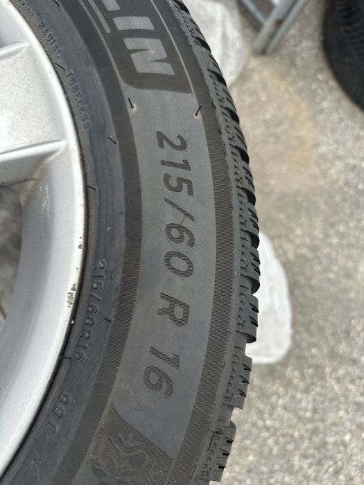 Зимни гуми с джанти за Субару Subaru michelin alpin мишелин 215 60 16