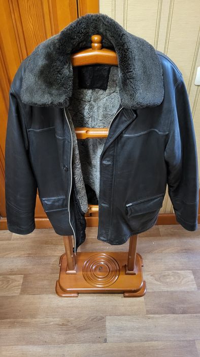 Куртка кожаная Boss