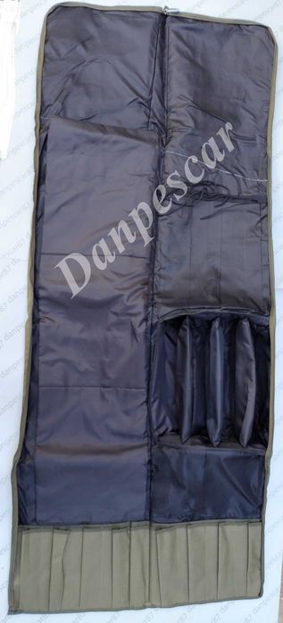 GEANTA HUSA pentru 4 lansete si 4 mulinete crap 208cm 3,90m din 2 buc