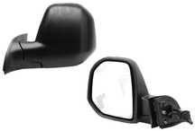 Oglinda exterioara Citroen Berlingo, 02.2012, Peugeot Partner, 03.2012, Dreapta, Crom, manuala, prin cablu, Fara incalzire, carcasa neagra, Convex, BestAutoVest 8152F7; 8153RZ; 8153TN; 8153TQ; 8153TV;