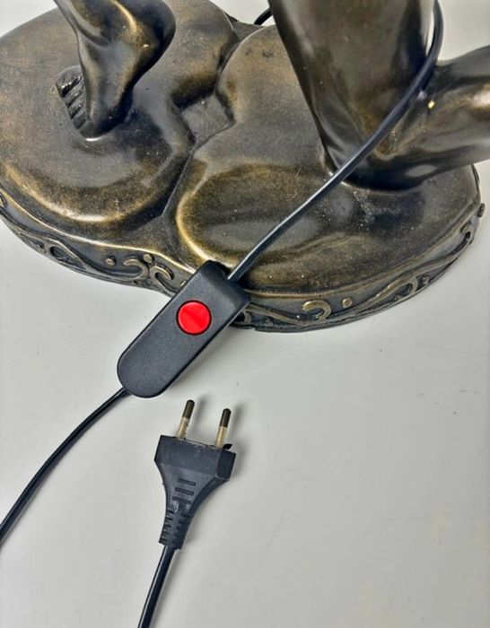 Statuieta lampa art deco 75 cm