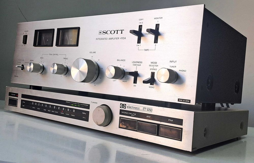 Scott 410A Integrated Amplifier Wu metre ace