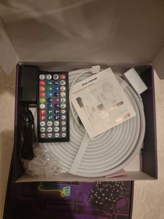 Banda led AILBTON de 6,10,15 ,30m, control cu ​​aplicație/telecomandă