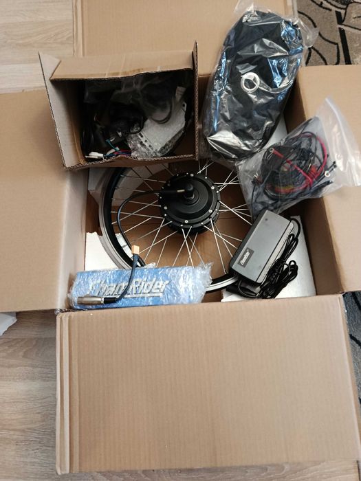 Кит за преобразуване на електрически велосипед предно колело