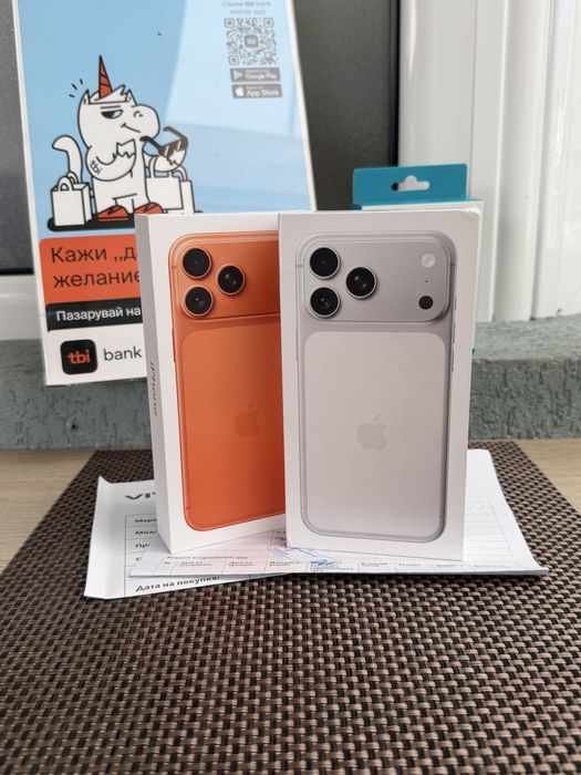 НОВ! 512Gb *ЛИЗИНГ* iPhone 17 Pro Max Cosmic Orange / Silver / 24М ГАР