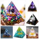 Piramide Orgonice. Vindecare/Noroc/Bani. Cristal/Pietre prețioase/Aur