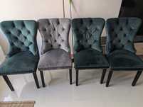 Set 4 scaune catifea
