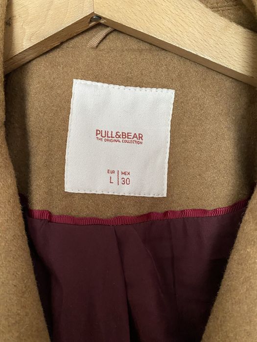 Кафяво палто Pull and bear, сиво палто New look, черно бяло палто Iviv