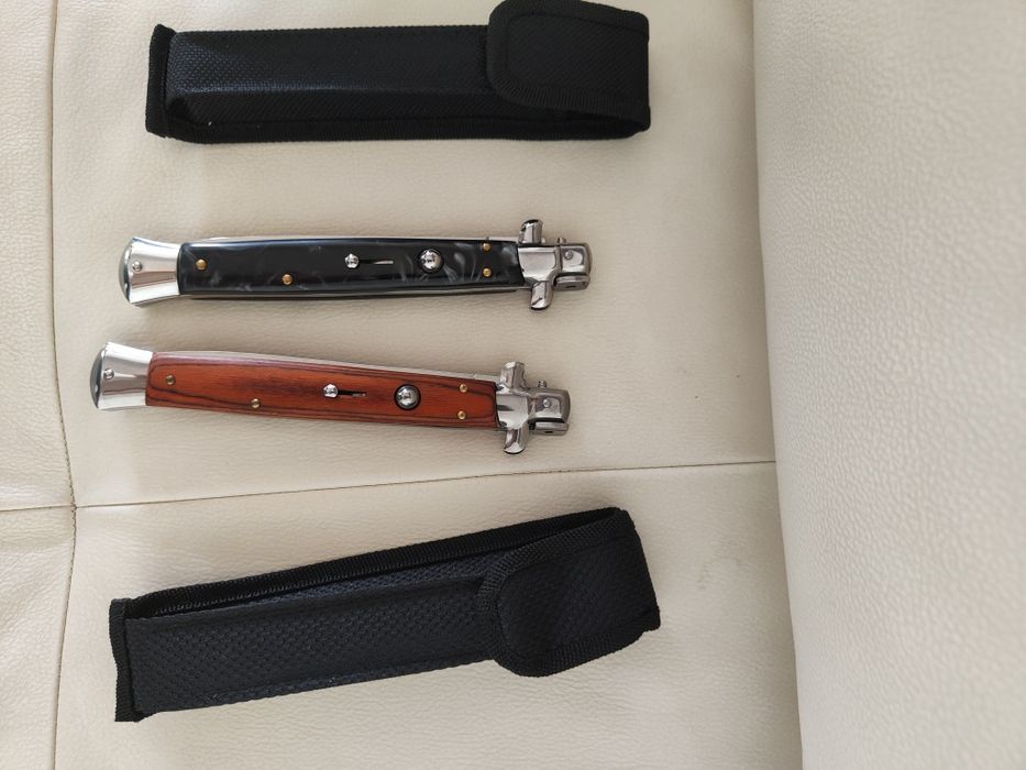 Briceag Stiletto, cuțit Italian 34cm / preț pe bucata negru sau maro