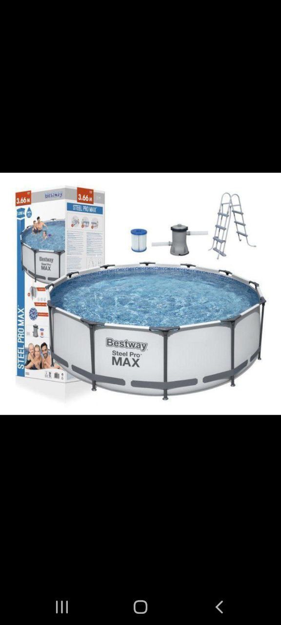 Intex bestway 366 x 1. Pro Max каркасный бассейн