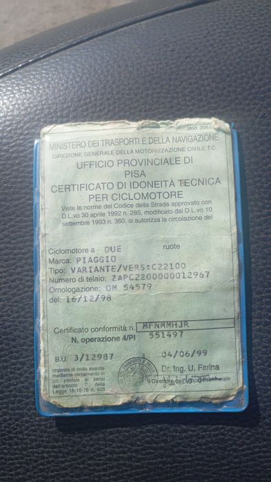 Vând scuter Piaggio