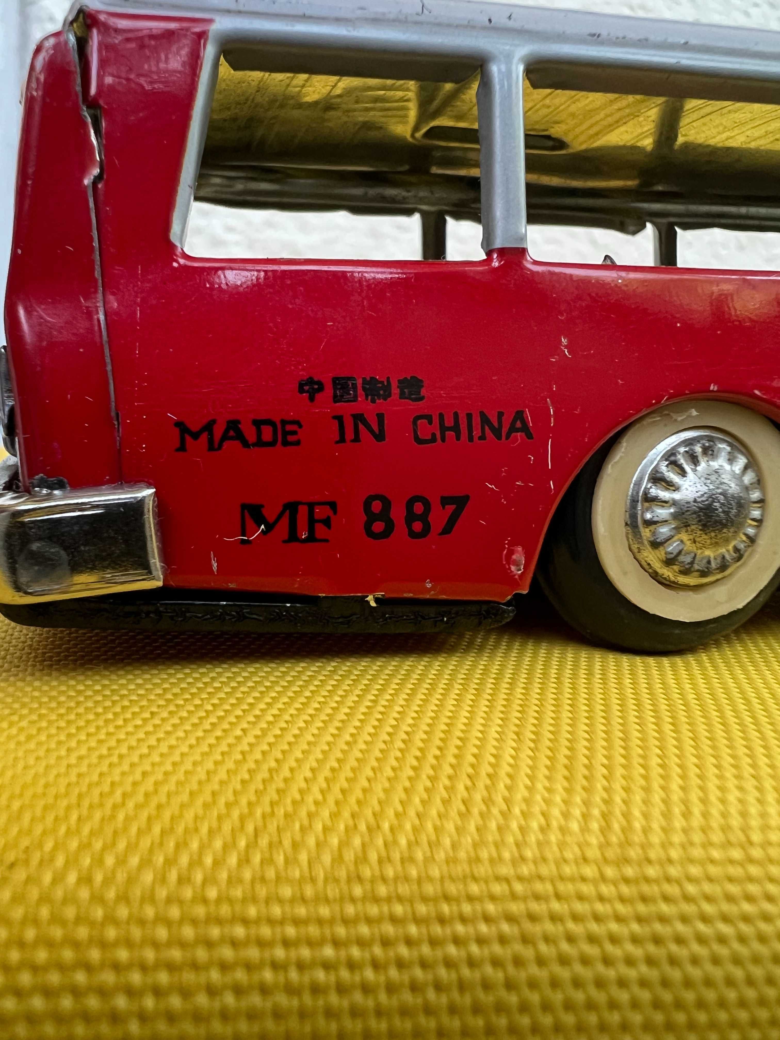 School Bus China Friction MF 887 Jucărie, Jucării Vechi
