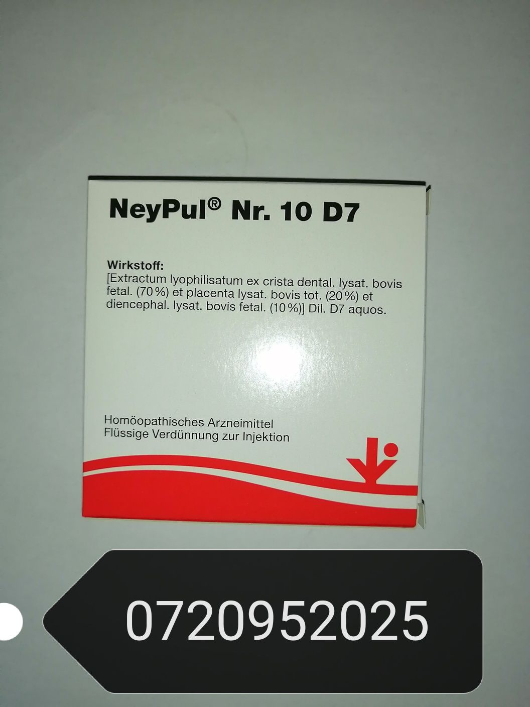 Neypul nr10 D7 - tratament homeopat paradontoza