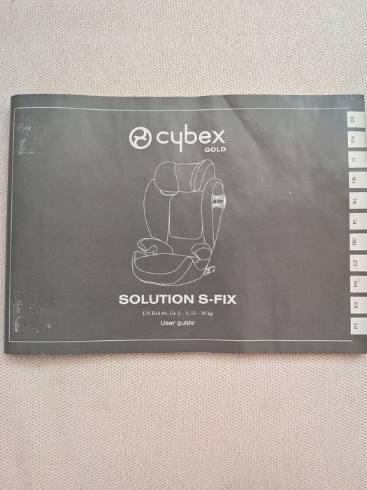 Scaun auto Cybex Solution S-FIX, Gr.2-3, 15-36 kg, Isofix