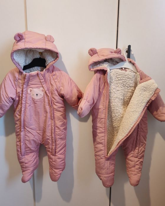 Salopeta bebe 3-6 luni imblanita
