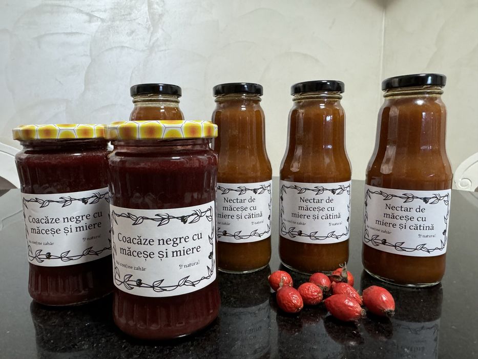 Nectar de măceșe cu miere si catină •stoc limitat•