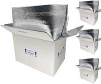 CH-BOX Thermo Chill двойно изолирана кутия с подложка, 4 бр 37x24x26cm