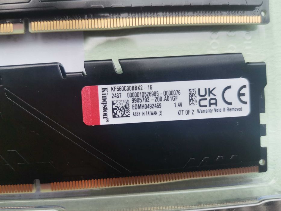 Kituri RAM DDR5 Kington Fury 16 gb,   single și dual