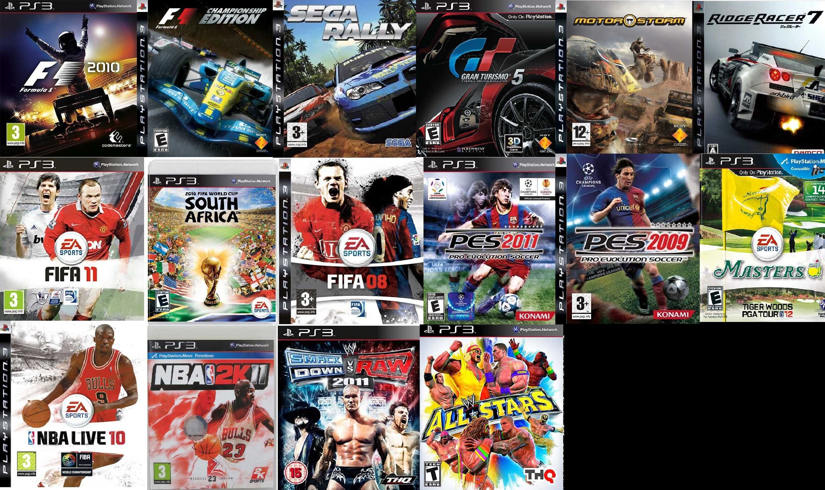 Игри за Плейстейшън 3, PS3, PlayStation 3 / WWE, FIFA, PES, NBA, F1