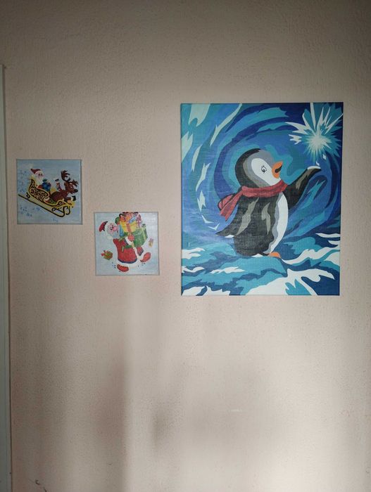 Новогодишно пингвинче и Дядо Коледа