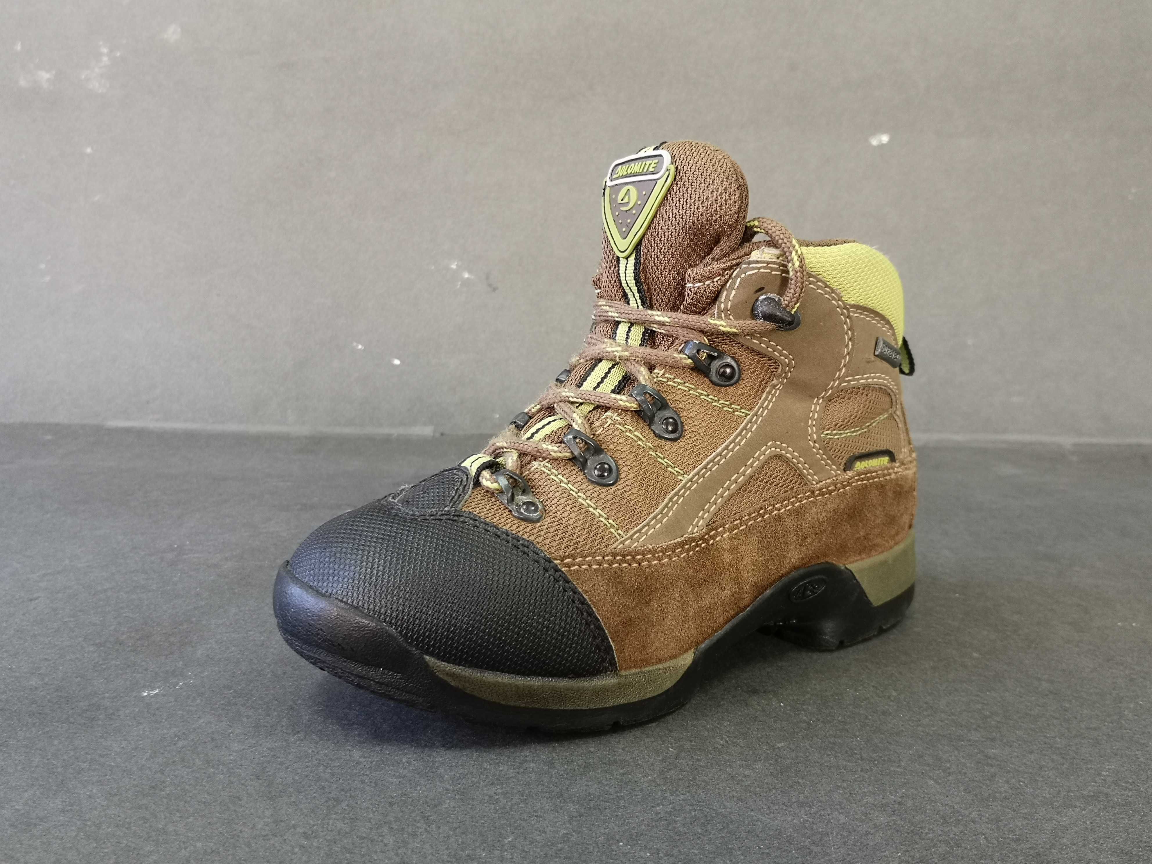 Bocanci copii ghete PIELE munte 32 33 DOLOMITE - GORETEX IMPERMEABILI