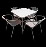 Set Mobilier Masa+4 Scaune Terasa/Gradina