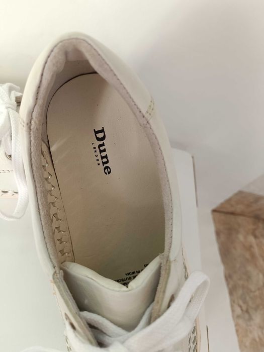 Pantofi sport casual 42 premium DUNE London NOU piele naturala