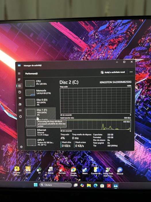Pc gaming | Ryzen7 2700x| RX580 8gb| 24gb ram| ssd M2 256gb