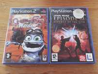 Jocuri PS2 Star Wars Episode III și Crazy Frog Racer