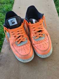 Nike af1 orange and black