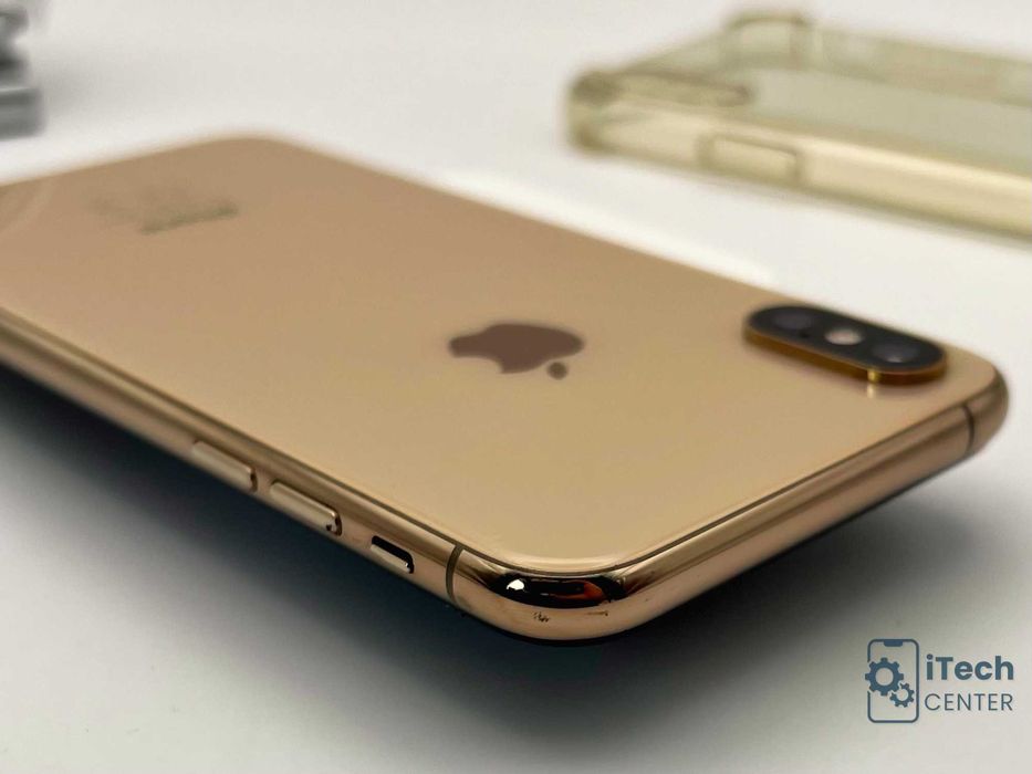iPhone Xs, 64GB, Gold, 100% батерия, КАТО НОВ, ГАРАНЦИЯ!