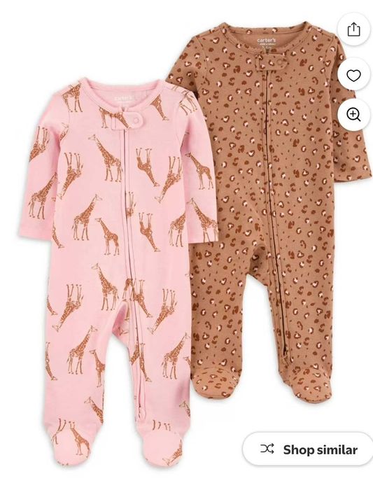 Продам Комплект из 2-х комбинезонов от Carter's. Новые. Р. от 6 до 9 м