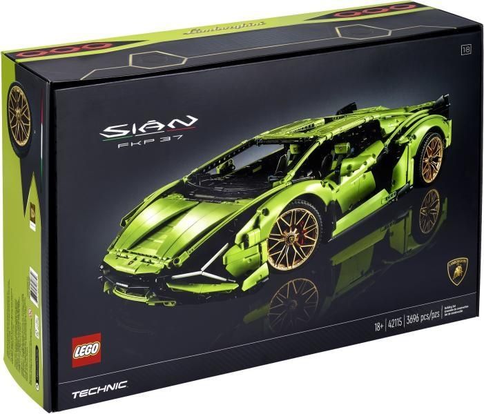 LEGO Technic Sián 42115/Ferrari 42125/Bugatti 42083/Ferrari 42143 NOU