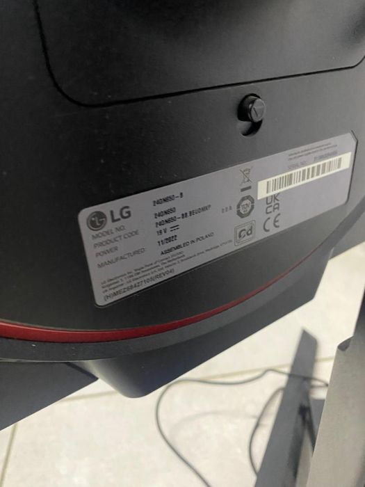 Monitor Gaming LED IPS LG UltraGear 24'', Full HD, 144Hz -N2-