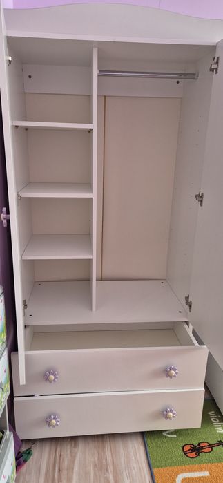 Комплект детско легло и гардероб