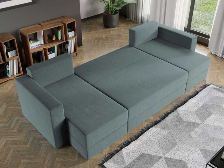 Coltar U Extensibil cu lada Alfa turcoaz Barrel 72 - Transport Gratuit