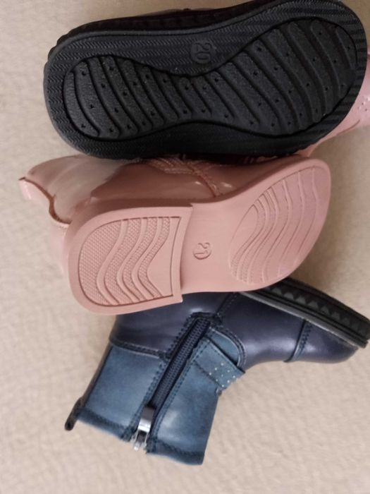 Детски ботушки, естествена кожа