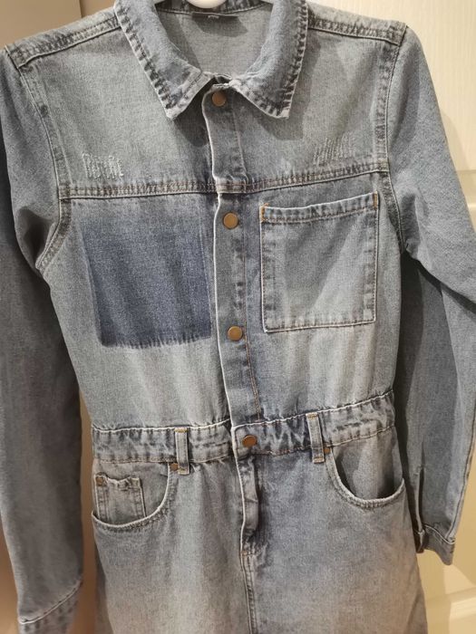 Дамска дънкова рокля