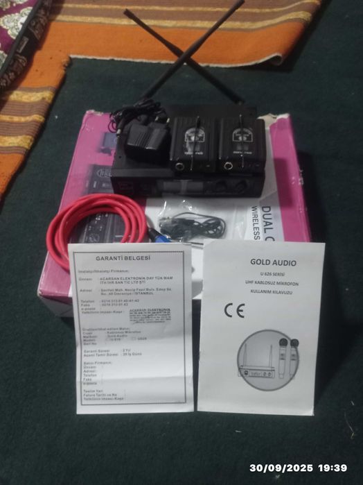 Gold Audio Mikrafon doira uchun professional
